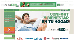 Desktop Screenshot of muchoclima.com