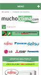 Mobile Screenshot of muchoclima.com